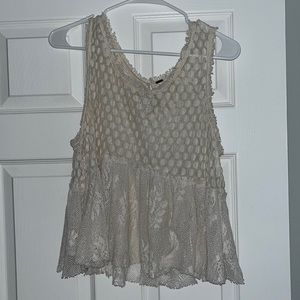 FREE PEOPLE LACE TANK